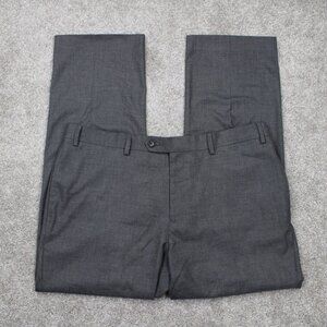 Ralph Ralph Lauren Dress Pants Mens 36x29 Gray Slim Fit Poly/Viscose Stretch